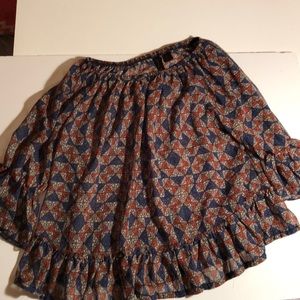 Petticoat Alley Size Med Top w/ bottom ruffle